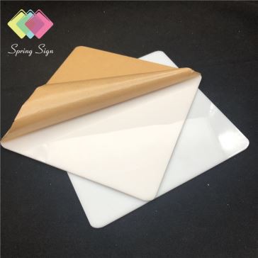 4 * 8feet 4 * 6feet Opal Dawb Perspex Yas Rau Ua Chav Dej